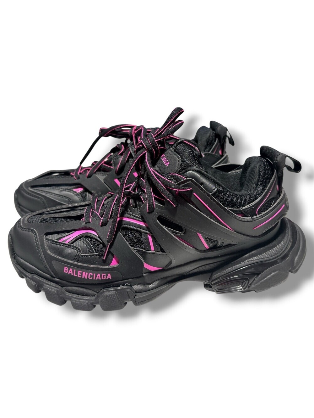Balenciaga Track Runner Sneakers Black Pink EU 39 US 9 Women’s Shoes